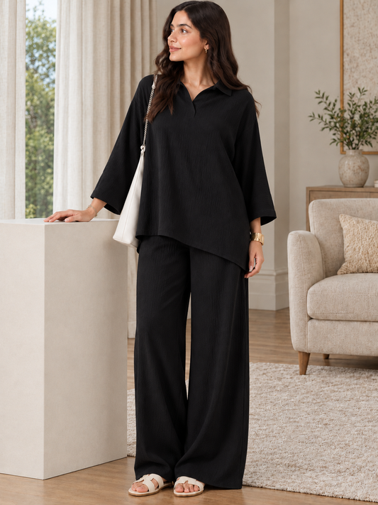 Soft Flex — Turkish Georgette Co-Ord Set