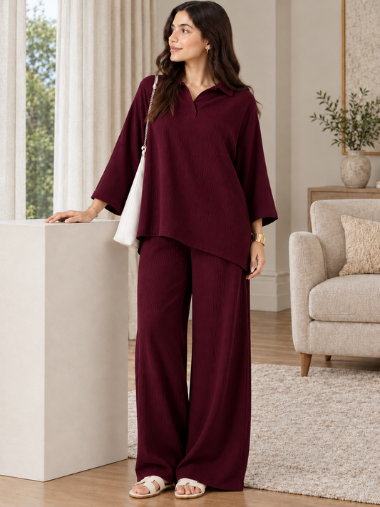 Soft Flex — Turkish Georgette Co-Ord Set