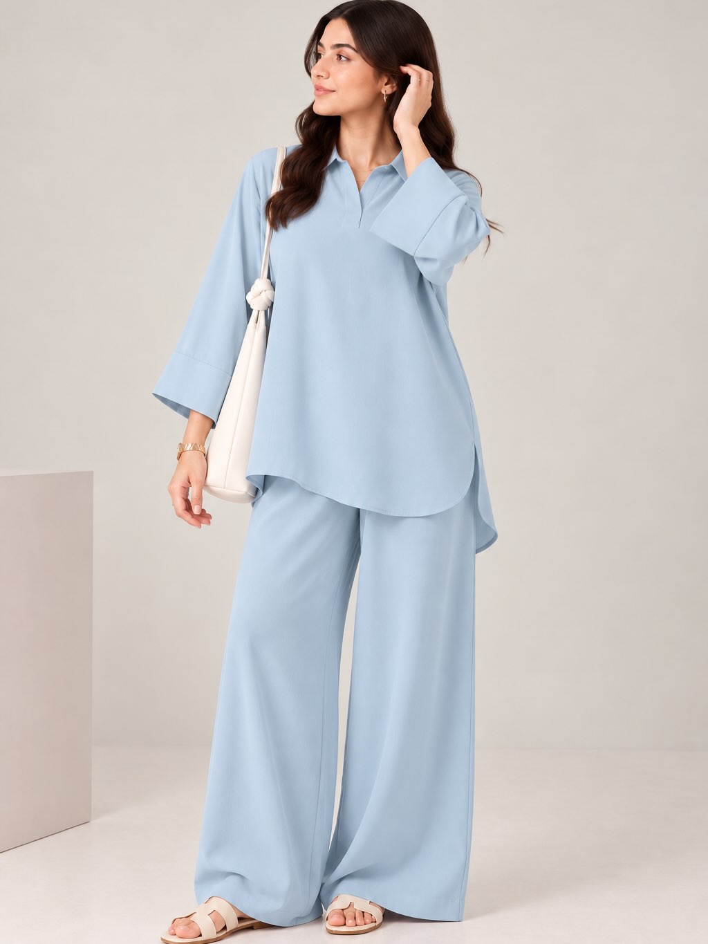 Soft Flex — Turkish Georgette Co-Ord Set