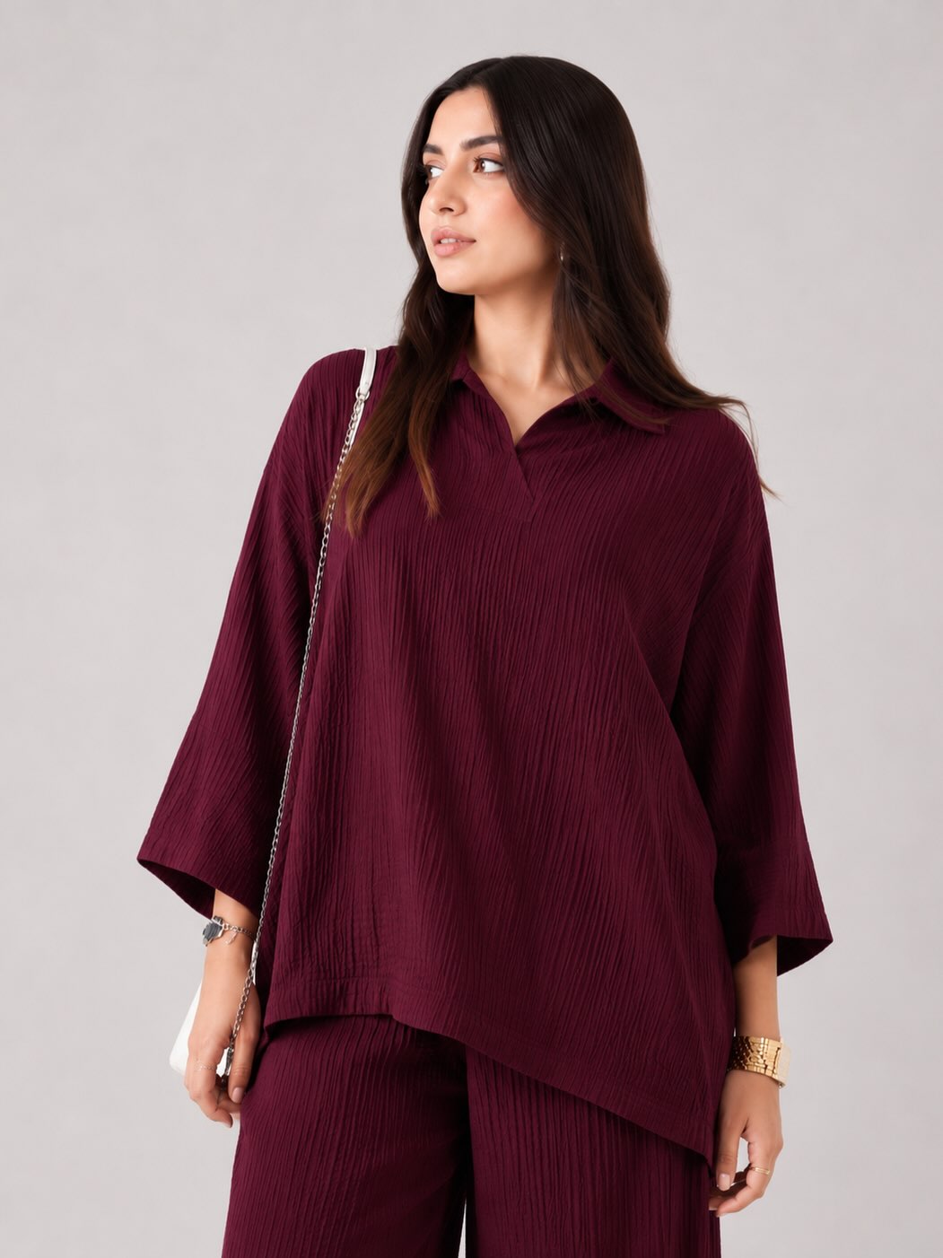 Soft Flex — Turkish Georgette Co-Ord Set