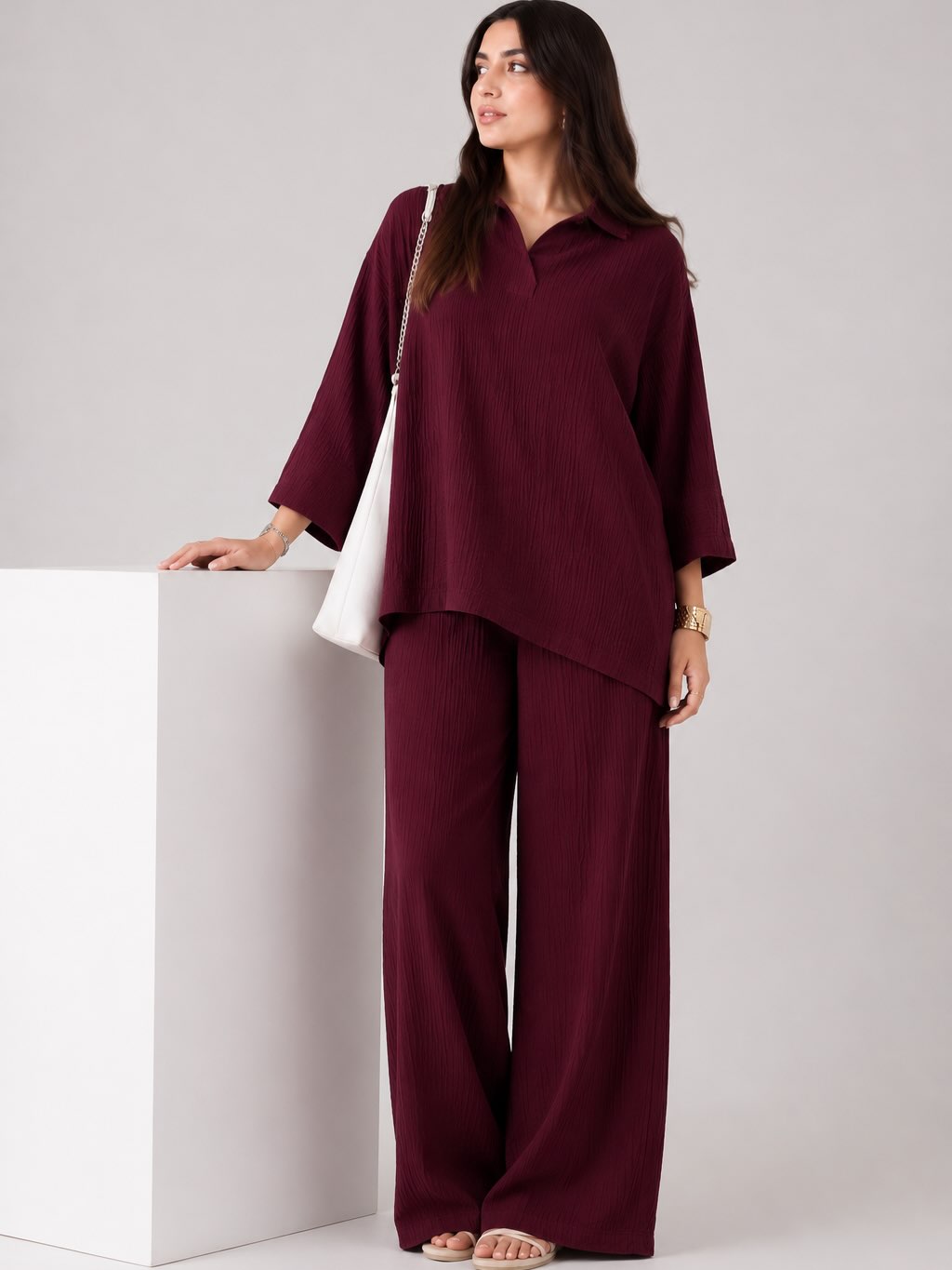 Soft Flex — Turkish Georgette Co-Ord Set