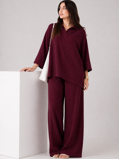 Soft Flex — Turkish Georgette Co-Ord Set