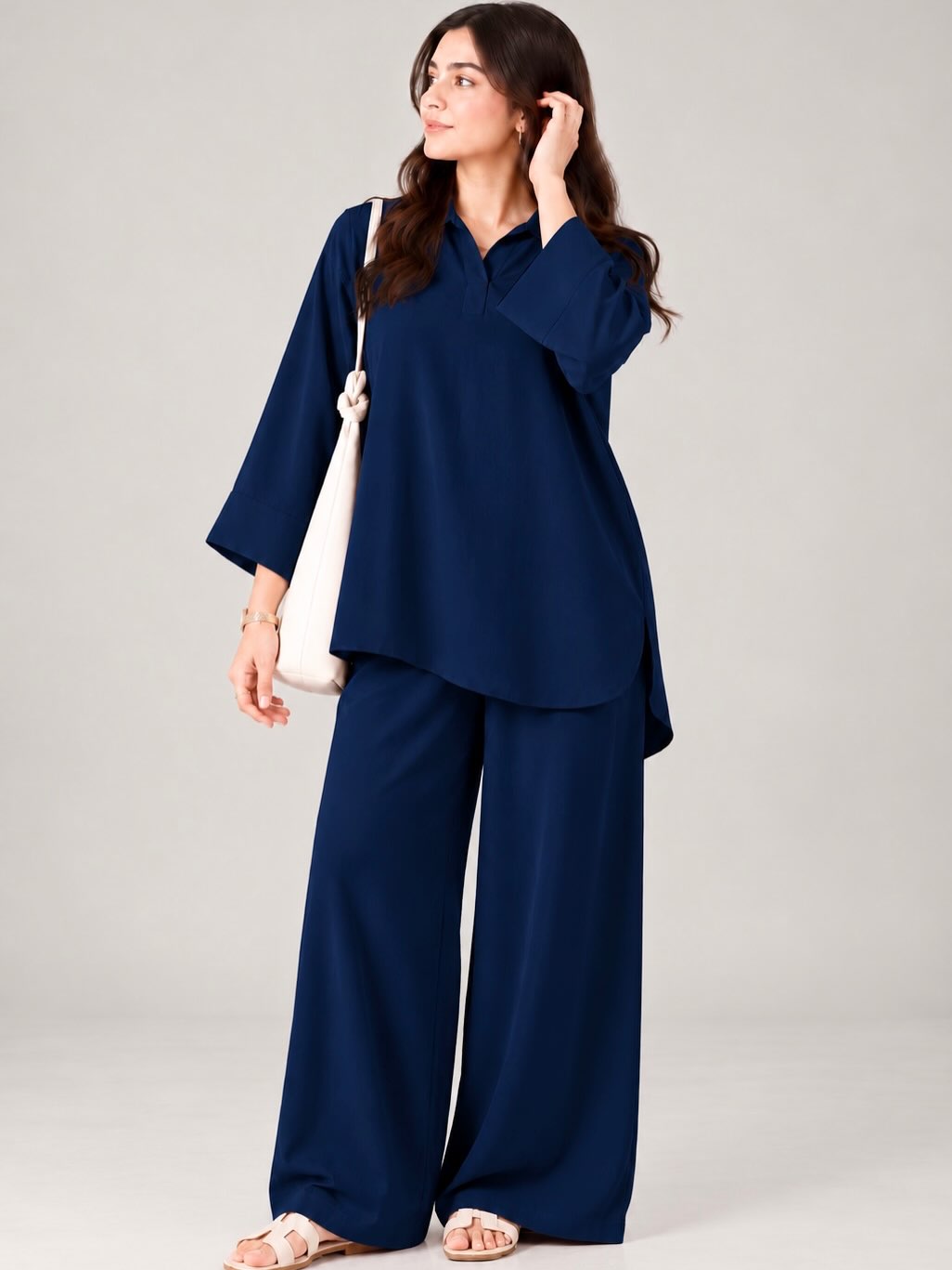 Soft Flex — Turkish Georgette Co-Ord Set