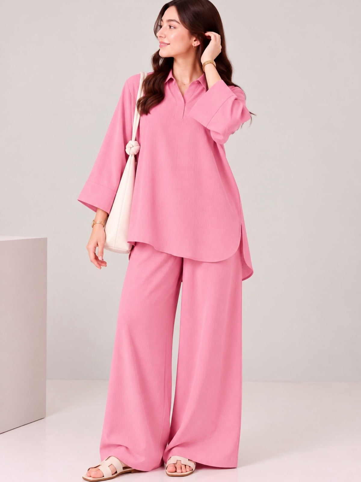 Soft Flex — Turkish Georgette Co-Ord Set